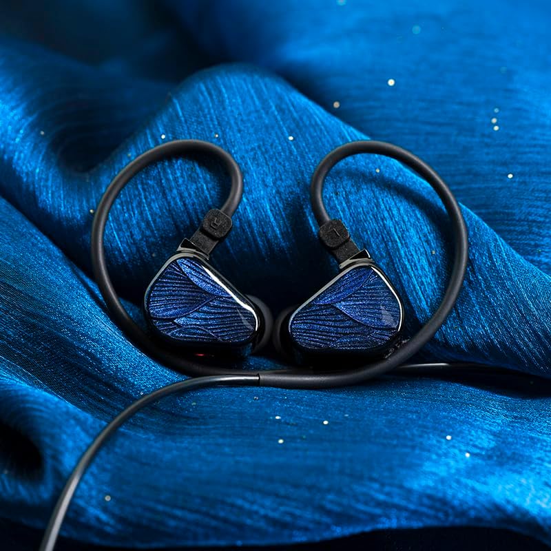 TRUTHEAR Dual Dynamic Drivers Blue In-Ear Headphones for Immersive Audio NEW