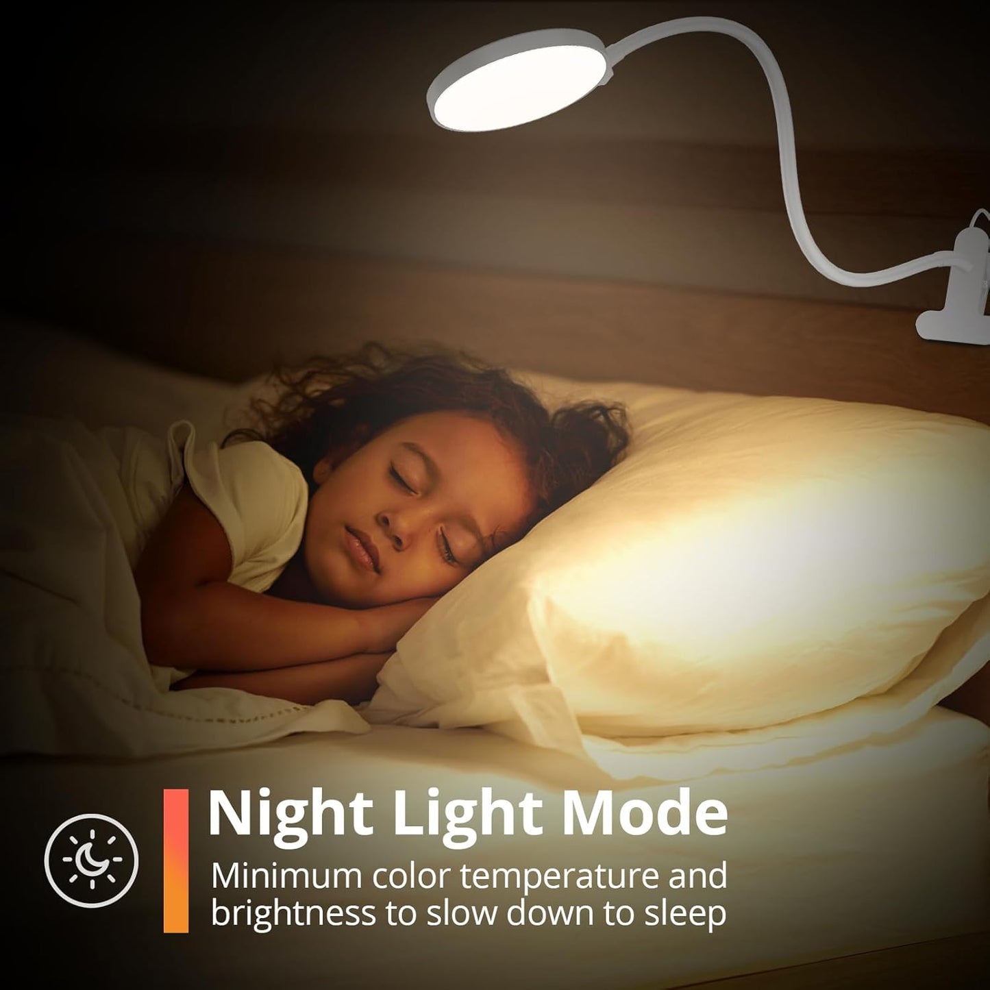iFalarila LED Desk Lamp with Remote Control, Clip-on Reading Light for DEMO