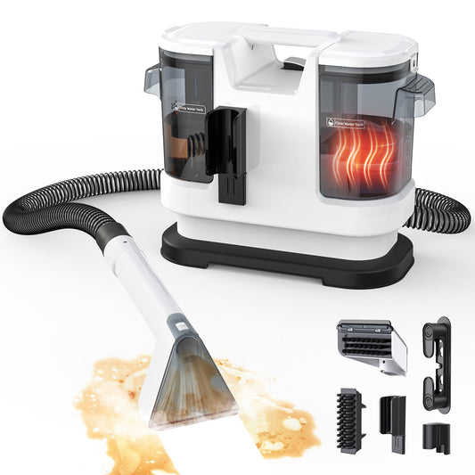 Lubluelu Carpet Spot Stain Remover Cleaner Machine 1400W 20kPa Black White NEW