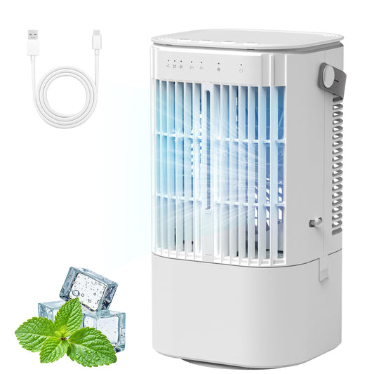 Vincona 4-in-1 Portable Windowless Mobile Air Conditioner Fan in White for DEMO