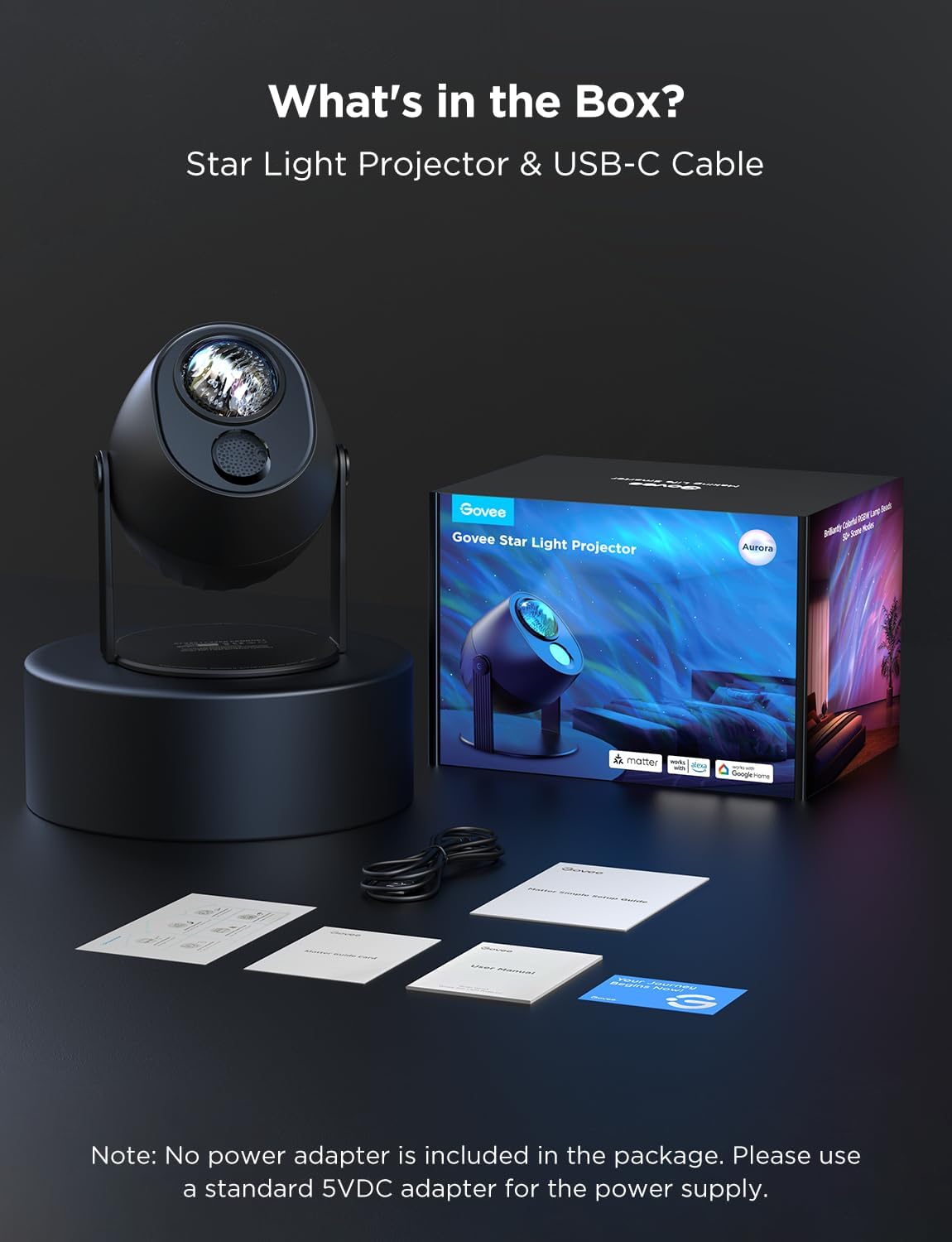 Govee RGBW Aurora Star Light Projector with Multicolor Night Lights for DEMO