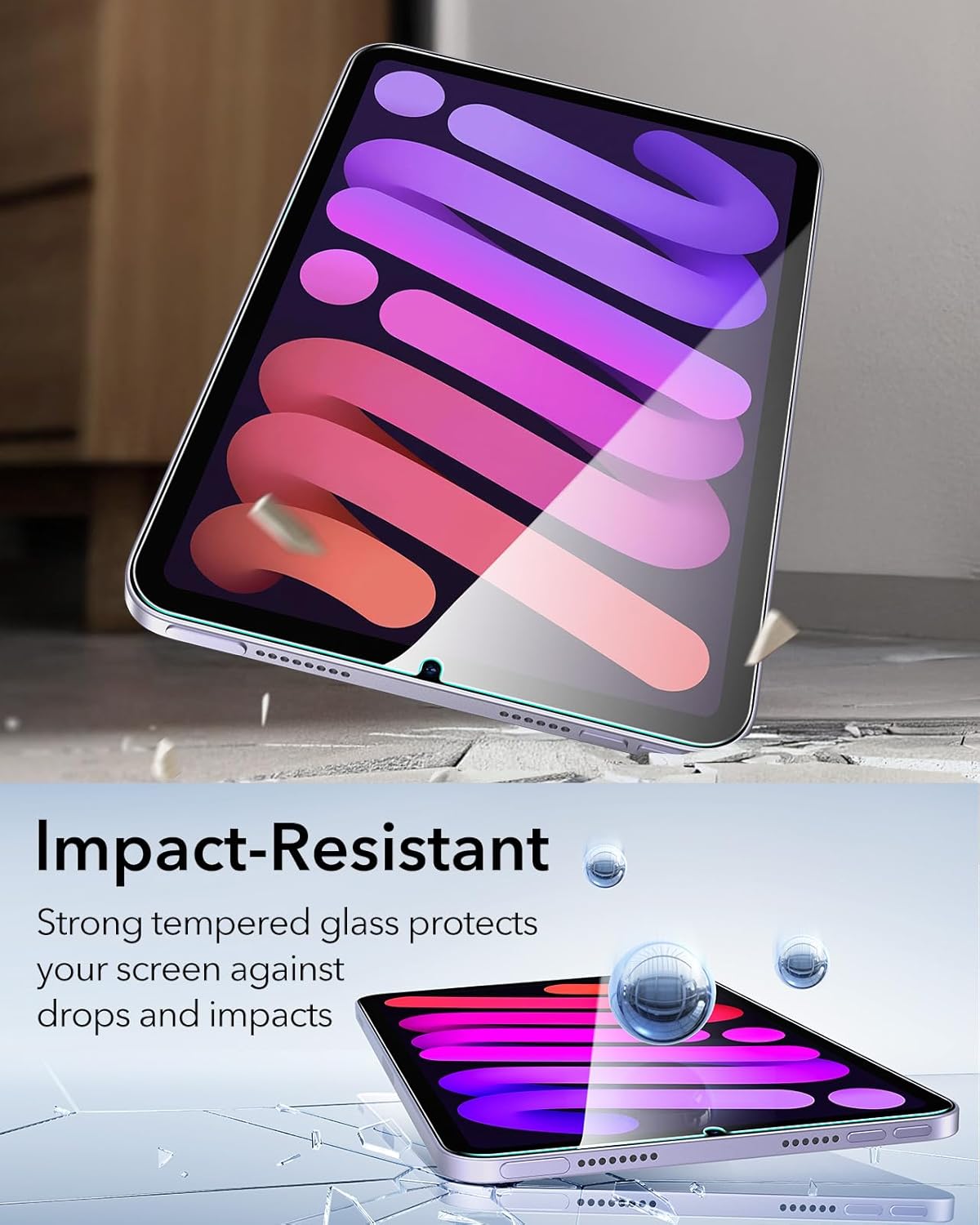 ESR Transparent Screen Protector for iPad Mini 7 & Air 17 Pro NEW