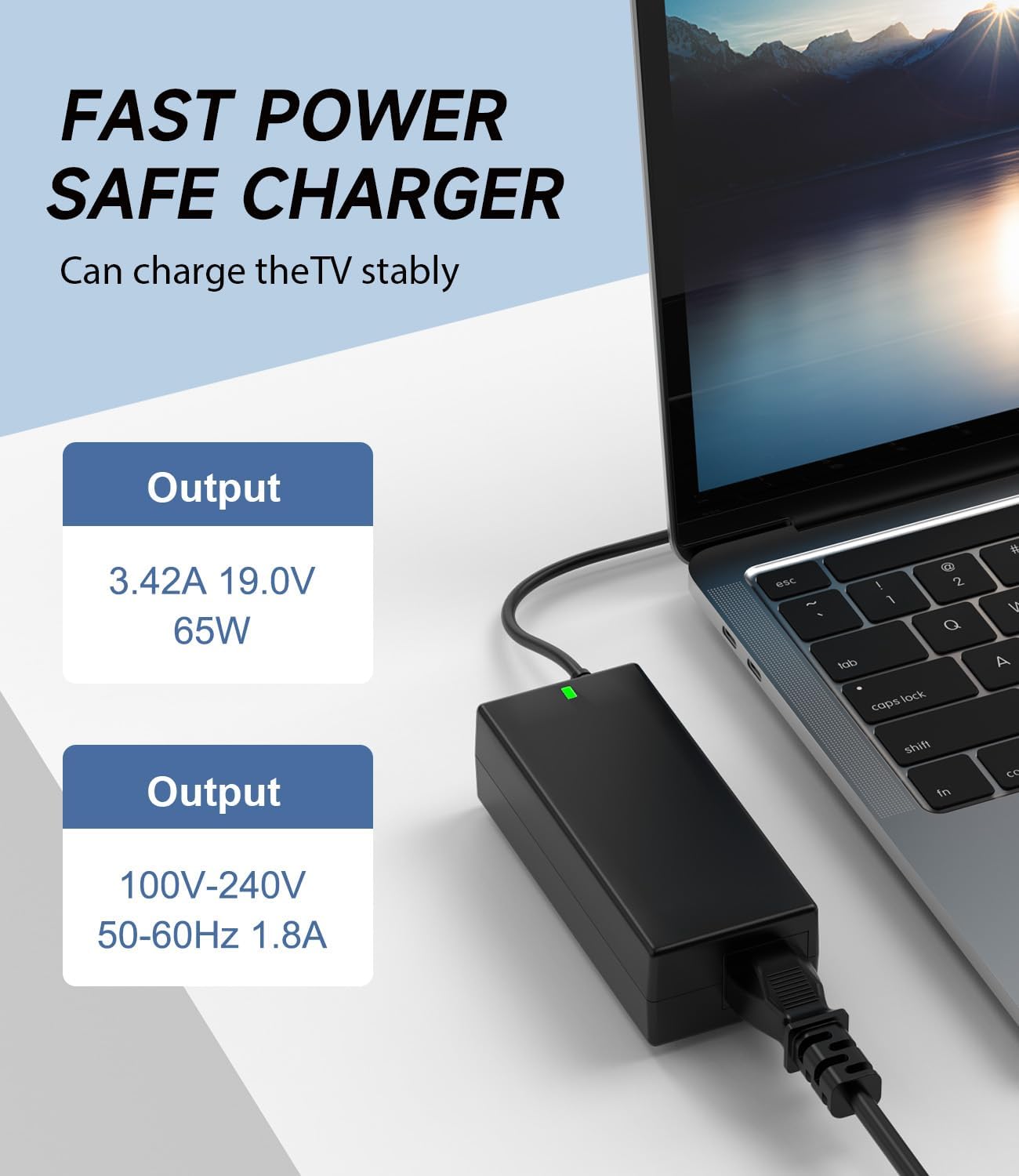65W AC Power Adapter Charger for Acer Aspire 1 3 5 A315 A314 A317 Swift DEMO