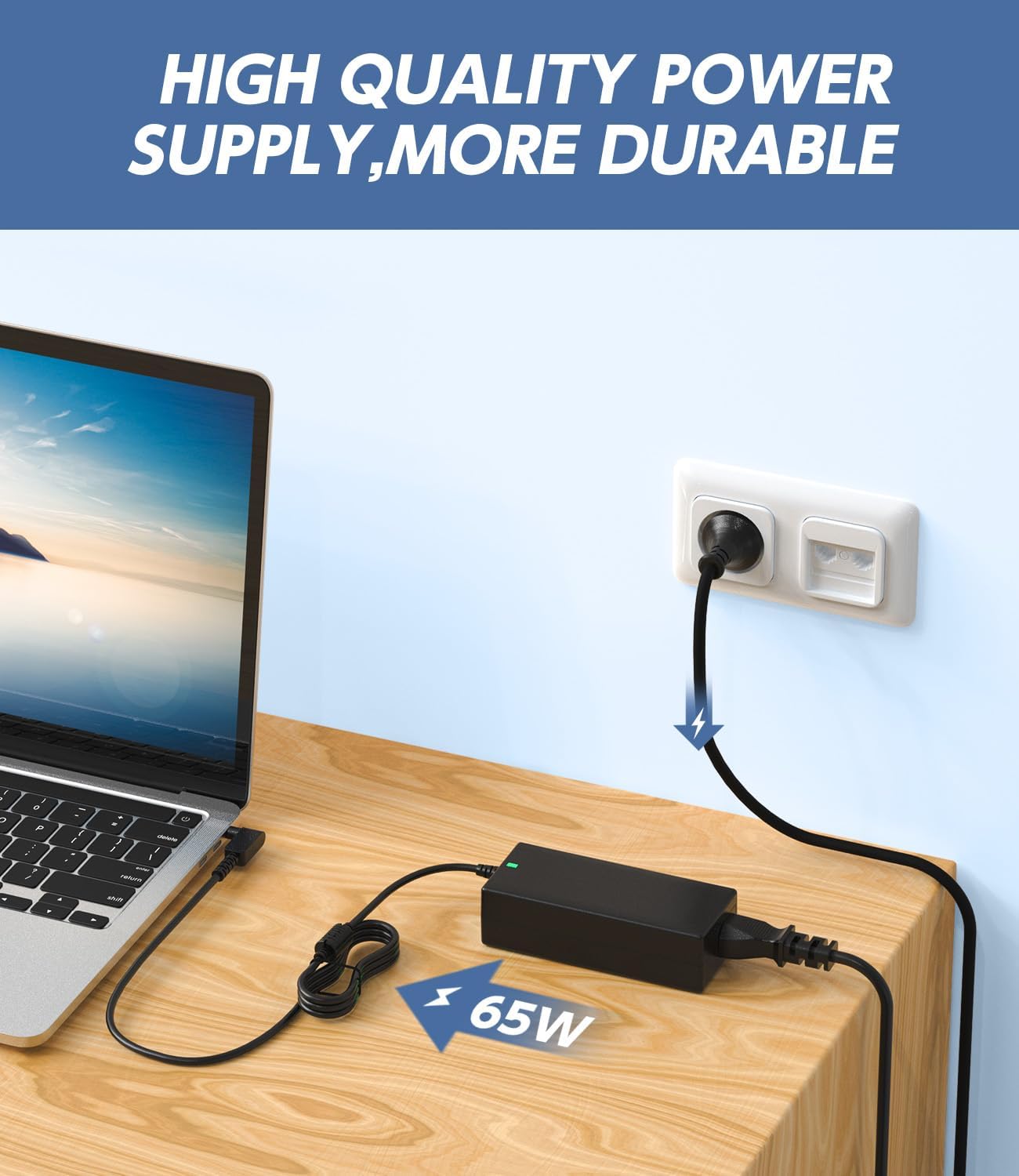 65W AC Power Adapter Charger for Acer Aspire 1 3 5 A315 A314 A317 Swift DEMO