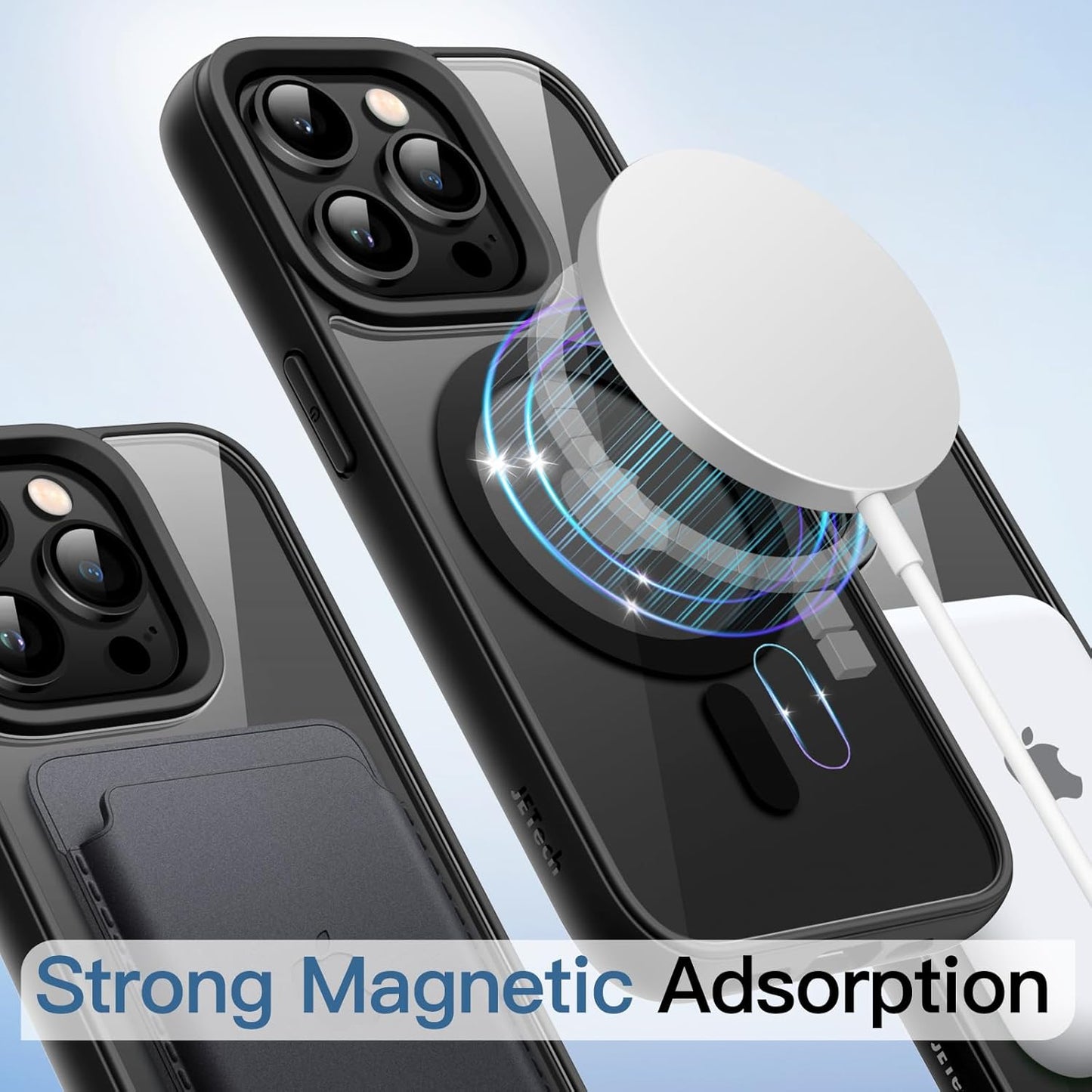 JETech Magnetic Basic Cases Case for iPhone 13 Pro 6.1-Inch Shockproof NEW