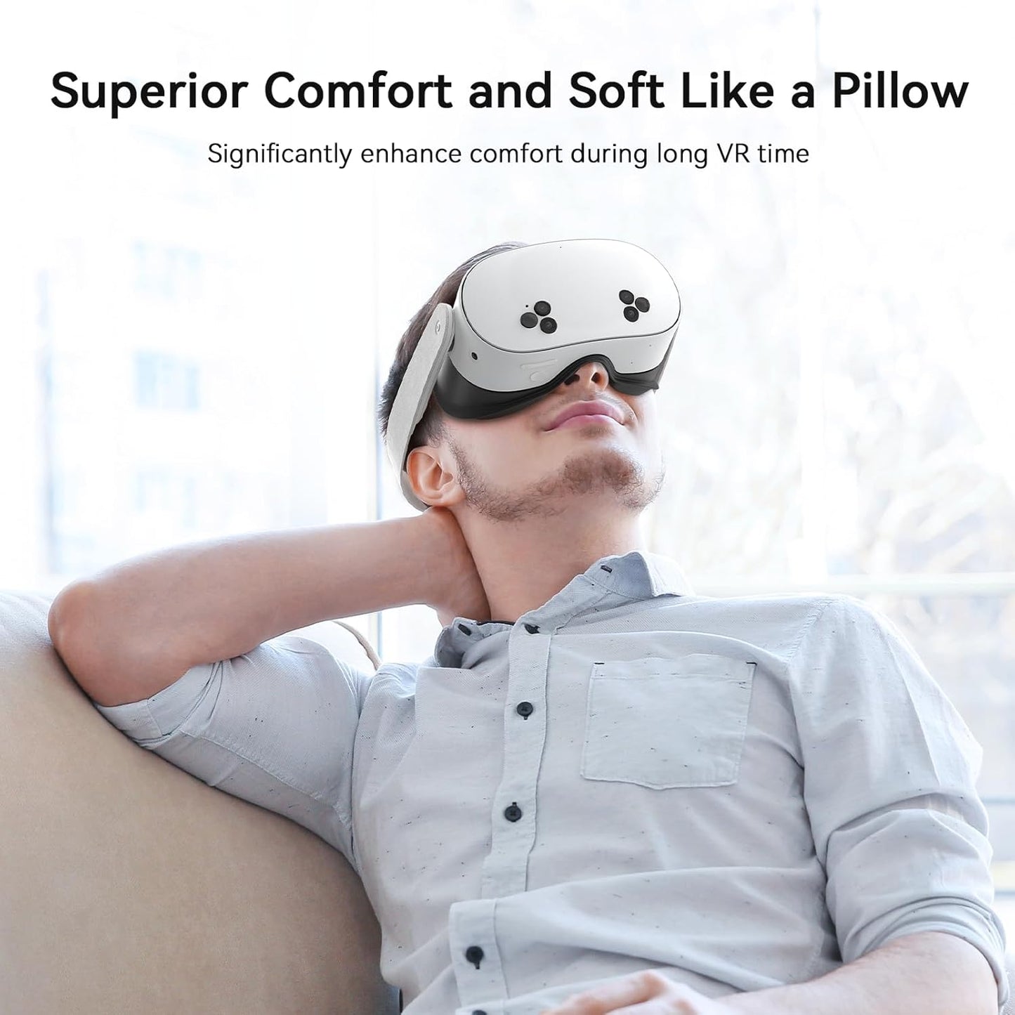AMVR Facial Interface Face Pad Cover for Meta/Oculus Quest 3S Accessories NEW
