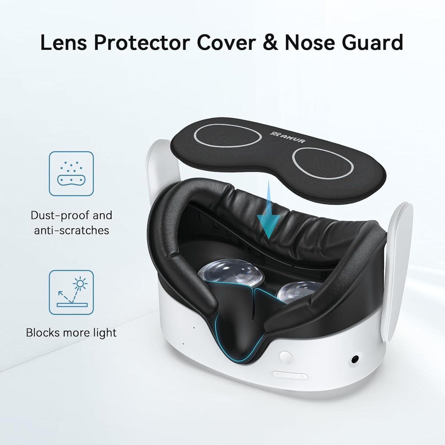 AMVR Facial Interface Face Pad Cover for Meta/Oculus Quest 3S Accessories NEW