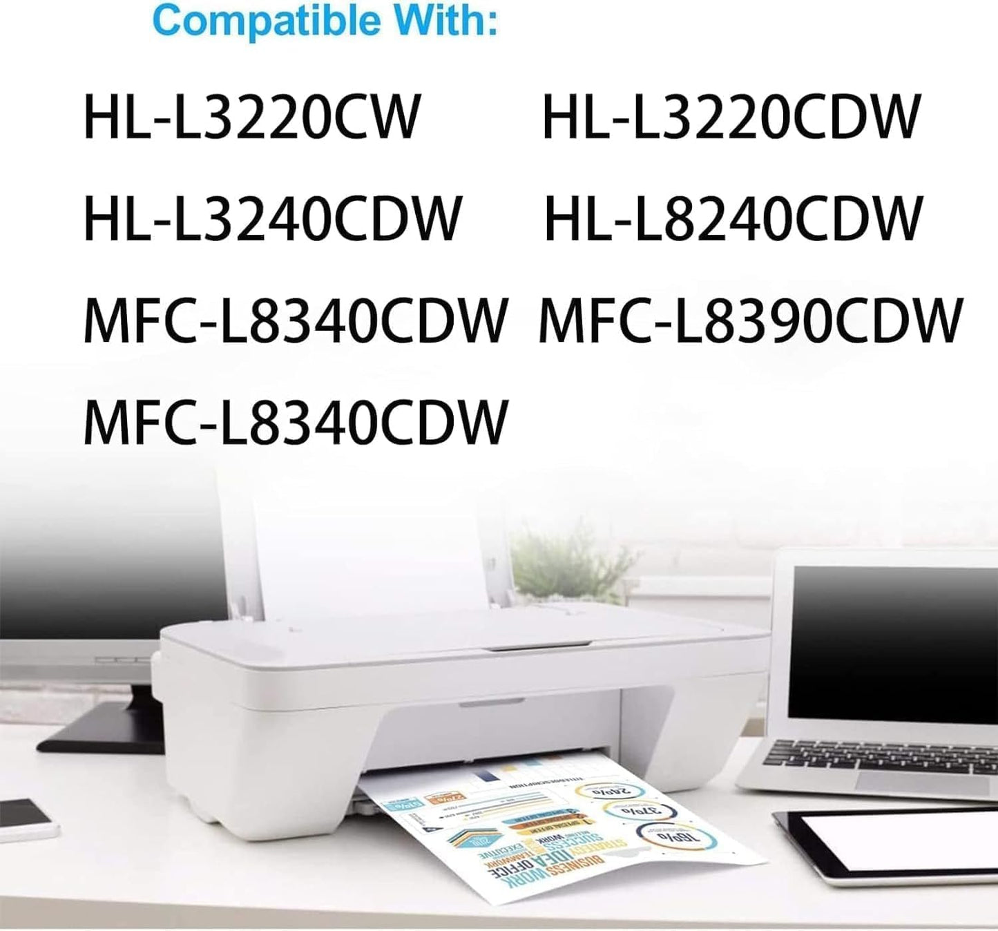 SEAYO Toner Cartridge Set Multi Color Cyan Magenta for Brother HL-L3280CDW NEW