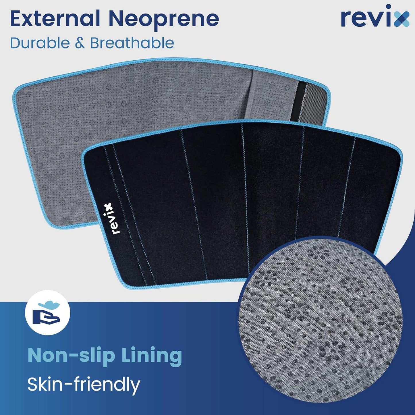REVIX XL Shin Ice Packs Reusable Gel Cold Pack for Calf Leg Elbow DEMO