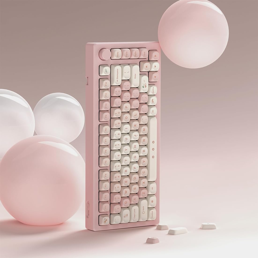 Skidwedy 143-Key PBT Keycaps Set for 60/65/75/100% Mechanical Keyboards, DEMO