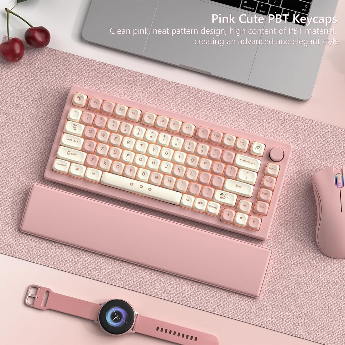 Skidwedy 143-Key PBT Keycaps Set for 60/65/75/100% Mechanical Keyboards, DEMO