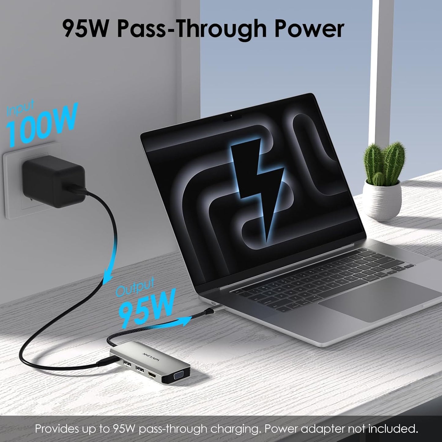 WAVLINK Triple 4K Dual HDMI DP Silver Docking Station for Laptops and DEMO