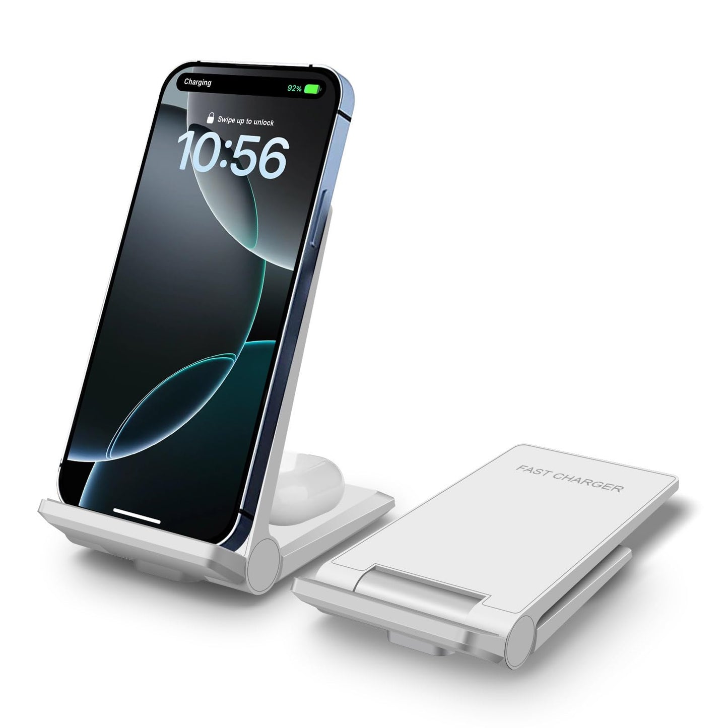 VNBBT Wireless Charging Stand Dock Foldable 20W Fast Charge Induction DEMO