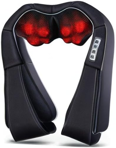 VIKTOR JURGEN Shiatsu Neck and Back Massager with Heat Deep Tissue Kneading DEMO
