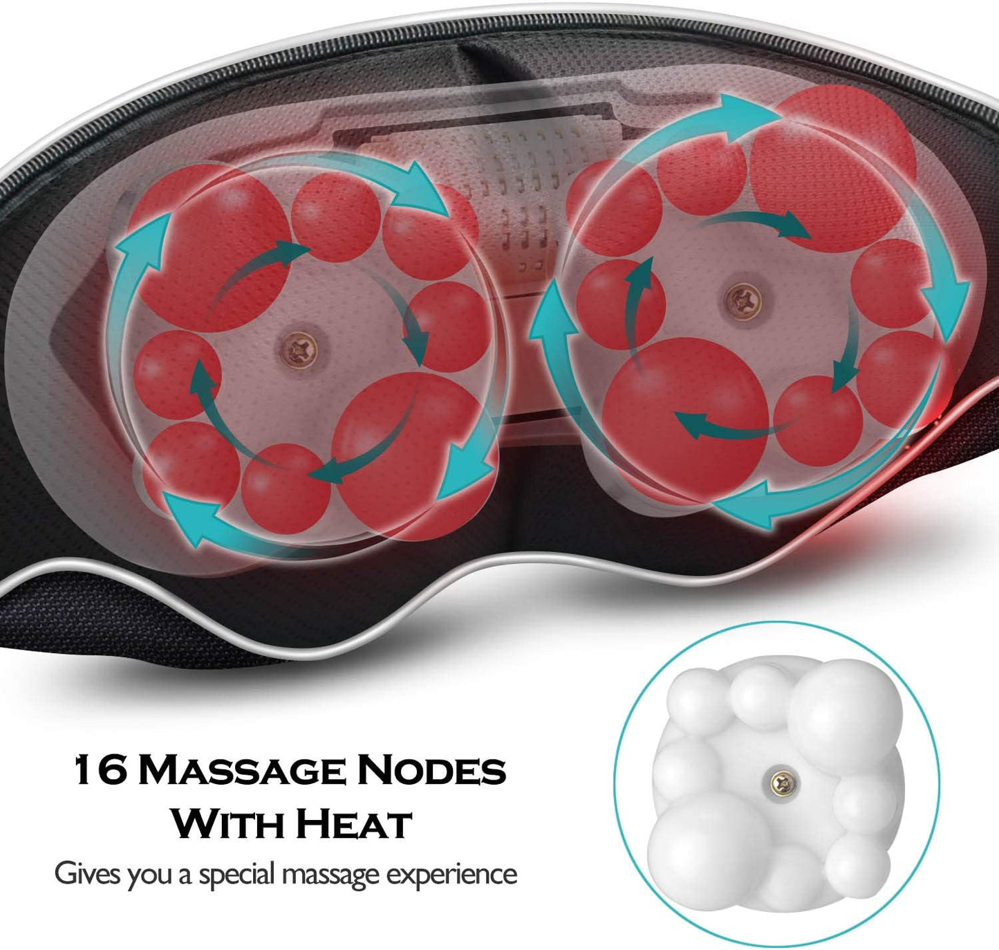 VIKTOR JURGEN Shiatsu Neck and Back Massager with Heat Deep Tissue Kneading DEMO