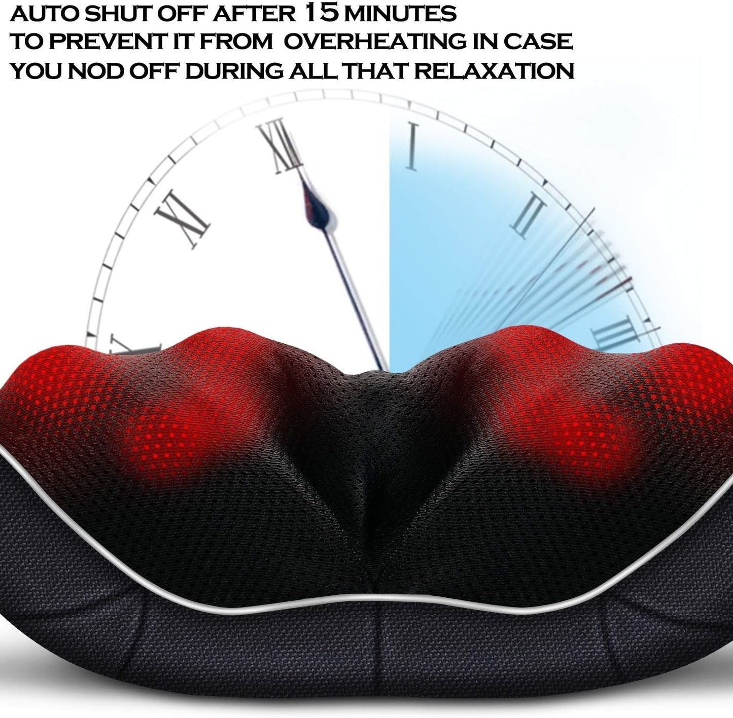 VIKTOR JURGEN Shiatsu Neck and Back Massager with Heat Deep Tissue Kneading DEMO