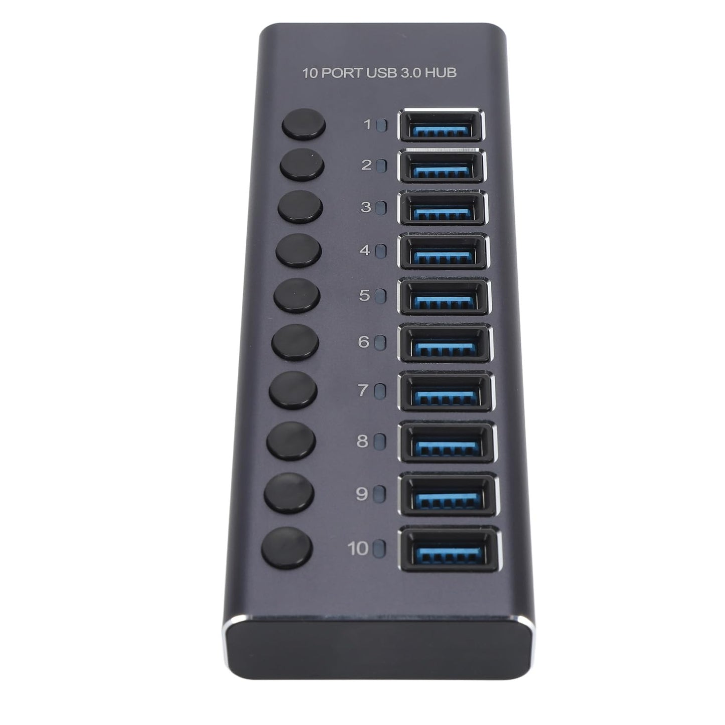 Zopsc Unisex USB Hubs 10-Port USB 3.0 Hub with 60W Power Adapter Laptop PC DEMO