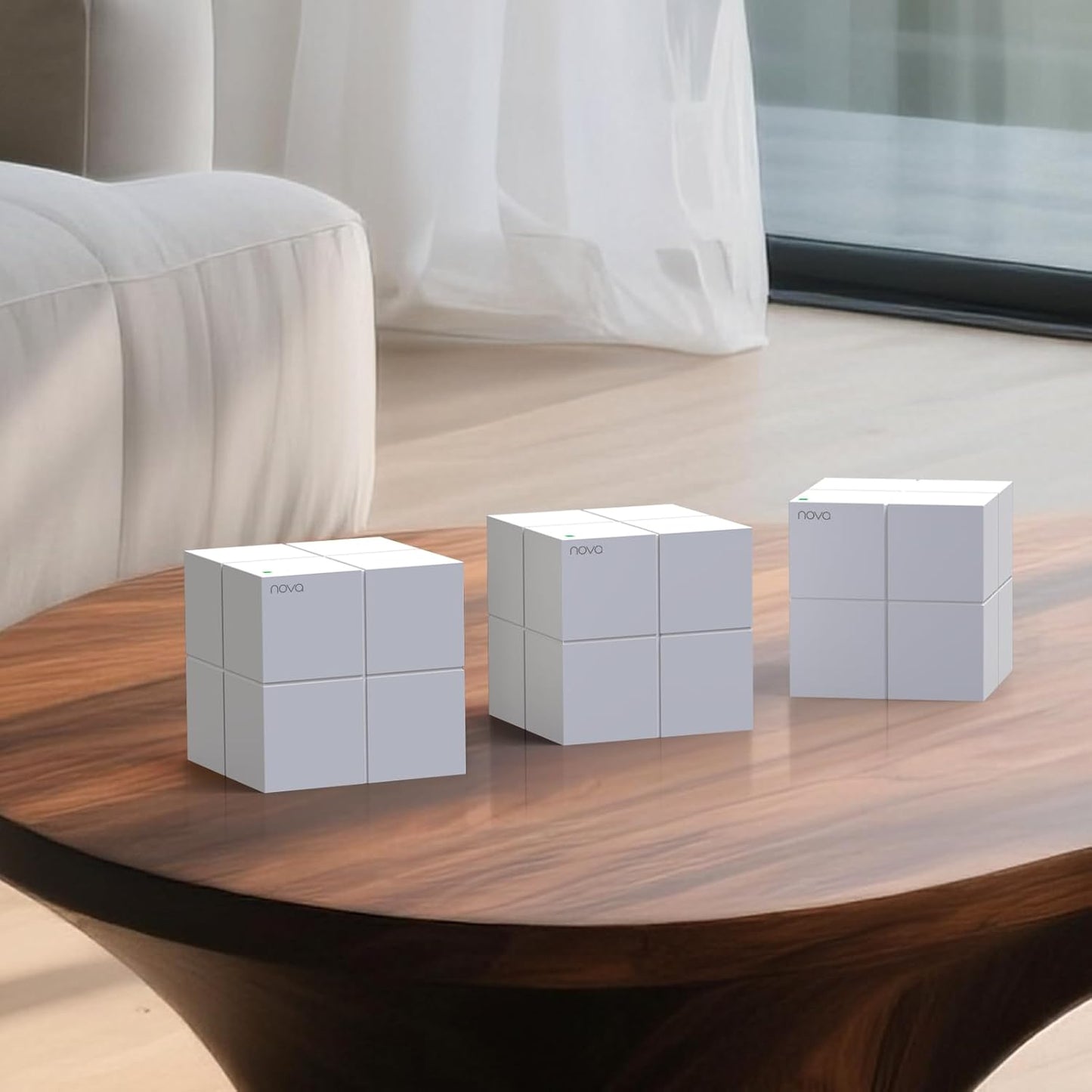 Tenda Nova Routers MW6 AC1200 Dual Band Gigabit Ports WiFi Mesh Network DEMO