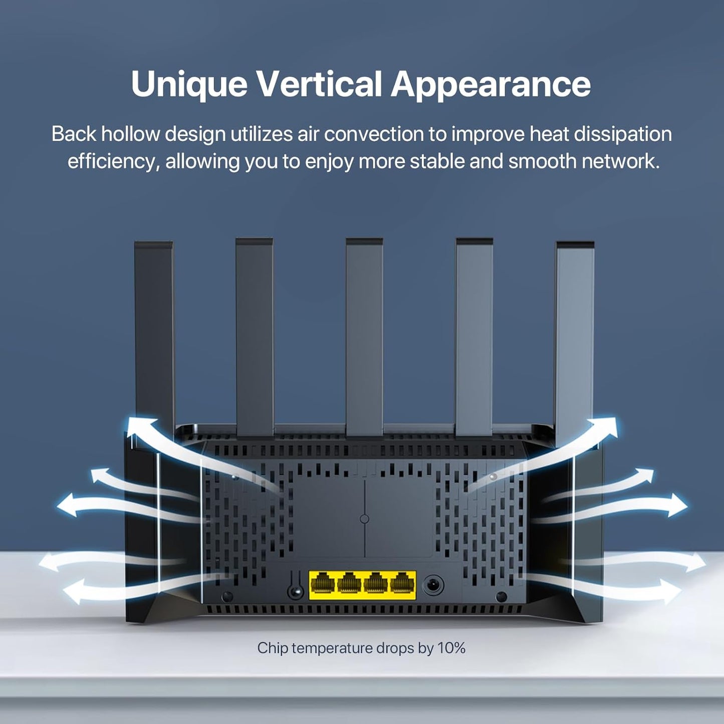 Tenda AX1500 Routers Dual Band Gigabit WiFi 6 Router Up to 1.5 Gbps 4 DEMO