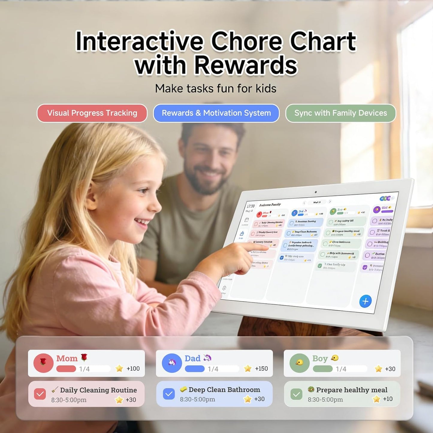 AILRINNI 15.6 Wall Planners Inch Digital Calendar Planner Smart Photo DEMO