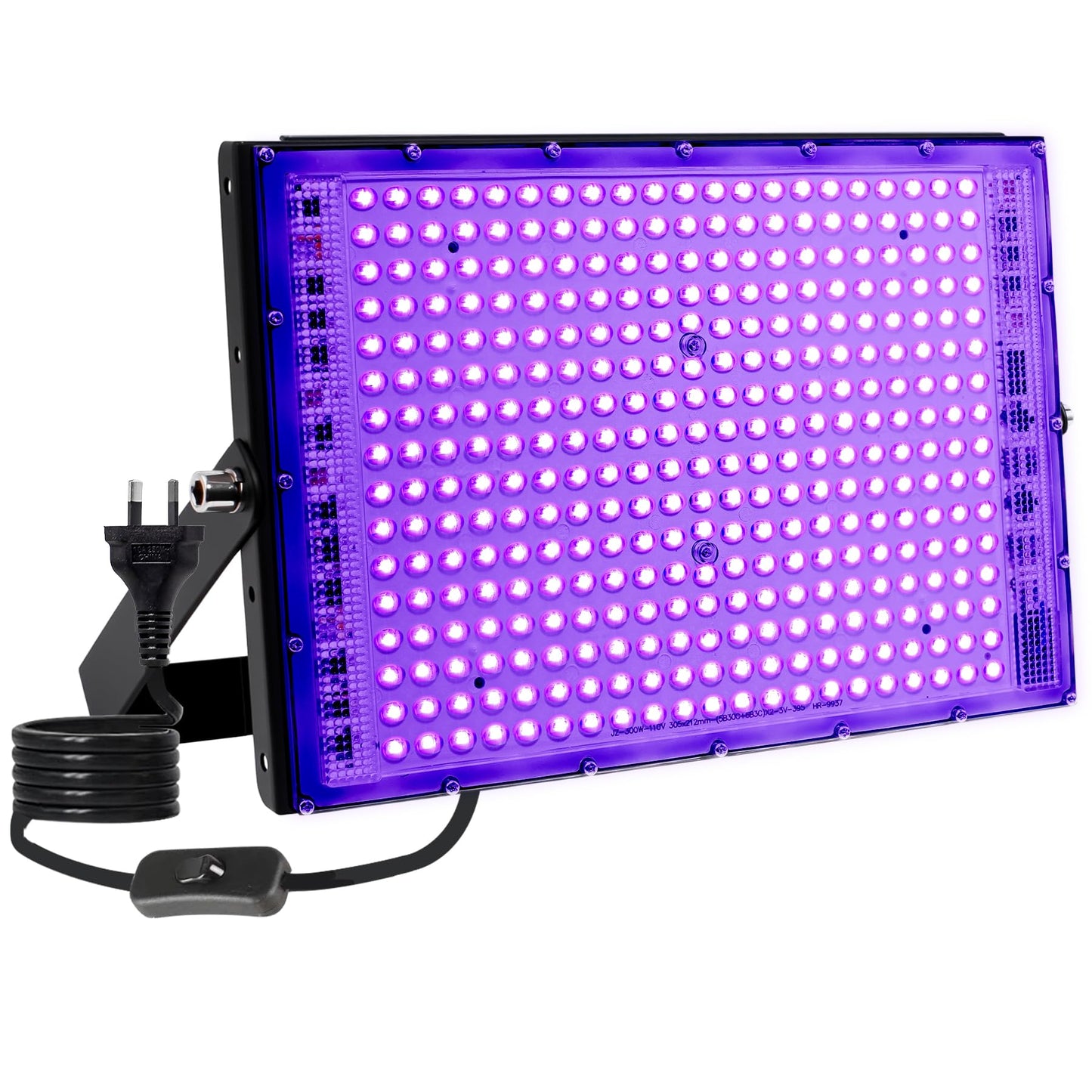 MEEKBOS 300W LED Blacklight UV Black Lights for Glow Party IP65 Waterproof NEW