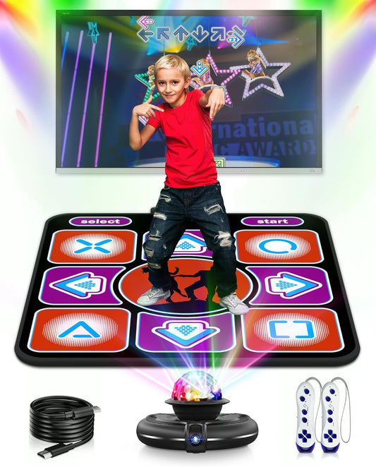 Acelufly Musical Toy Instrument Non-Slip Dance Mat Wireless Controller DEMO