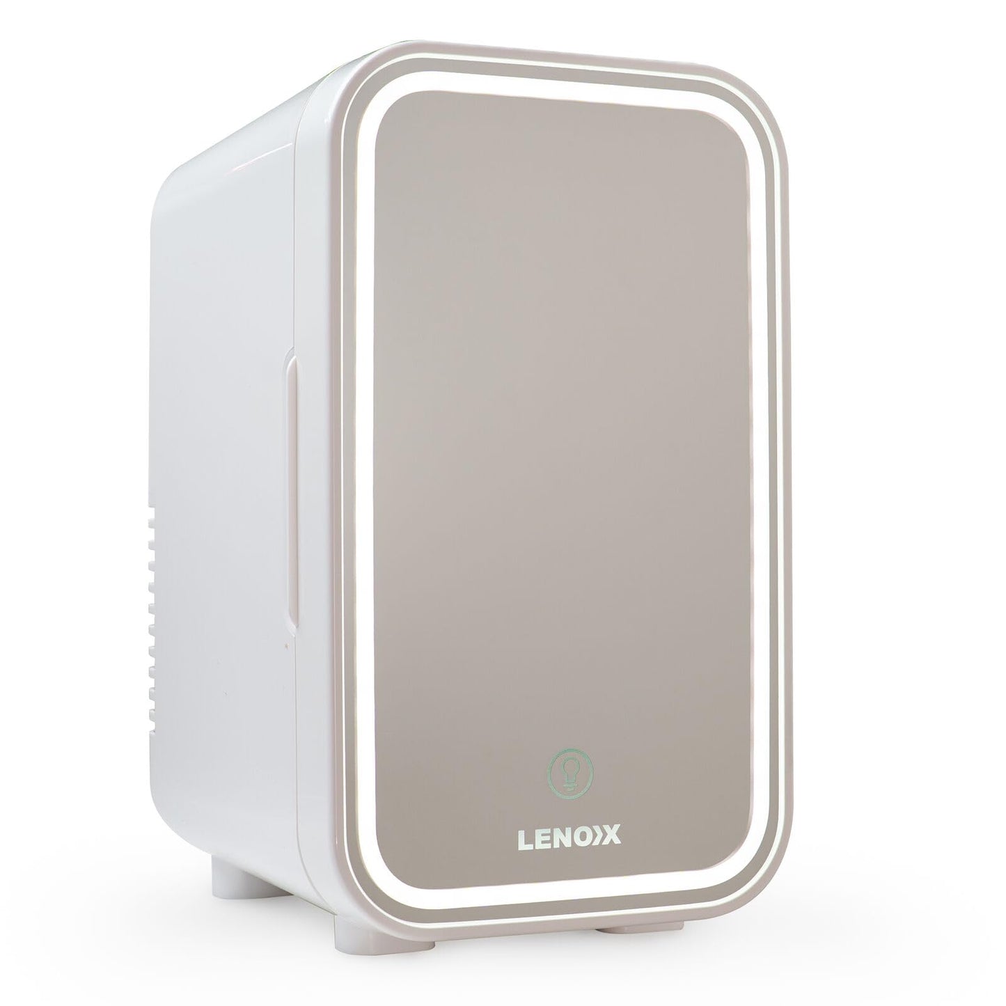 Lenoxx 6L Household Appliances Mini Cosmetic Fridge with Mirror Door and