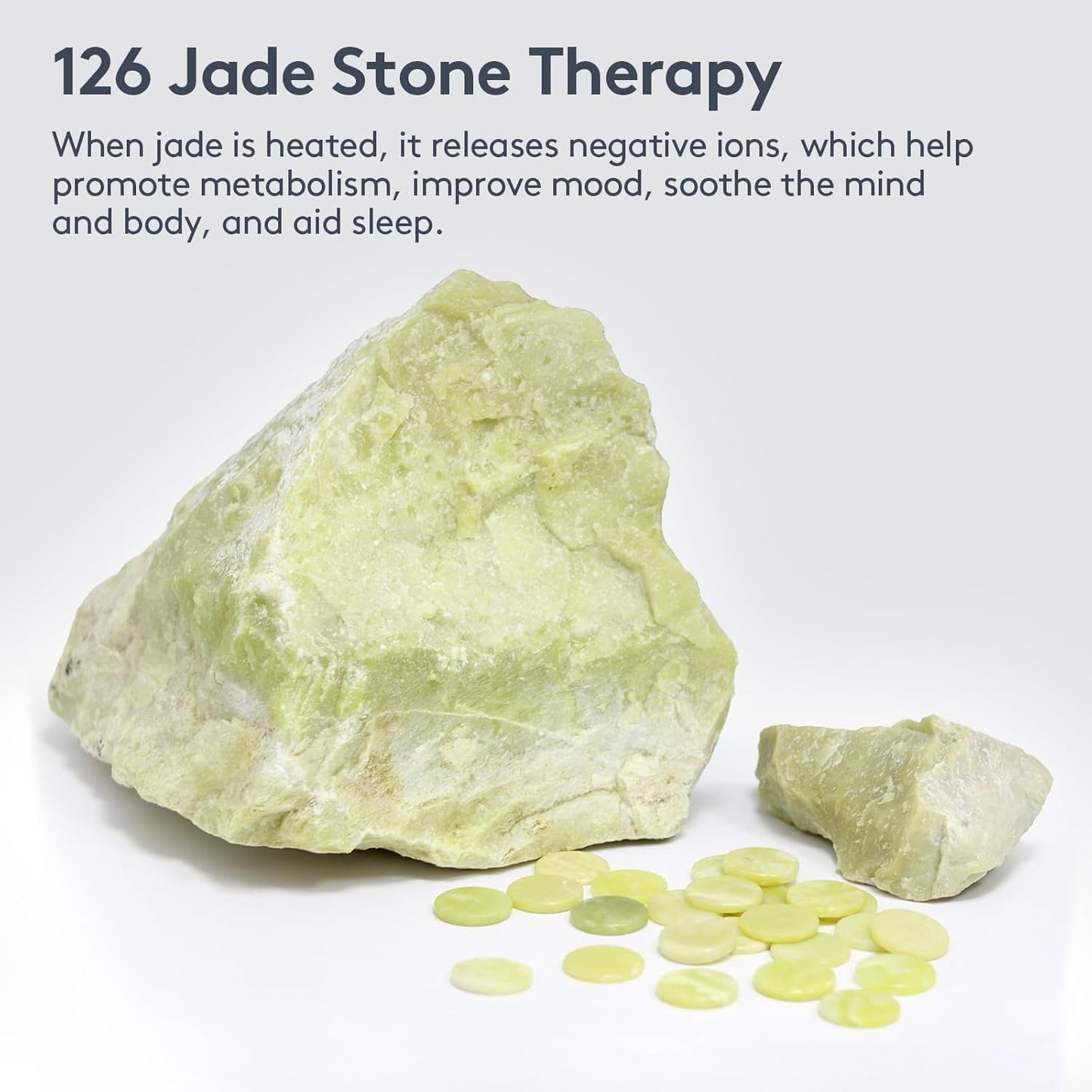 UTK Far Infrared Heating Pad with 153 Natural Jade Stones, 21 x 31 Inch DEMO