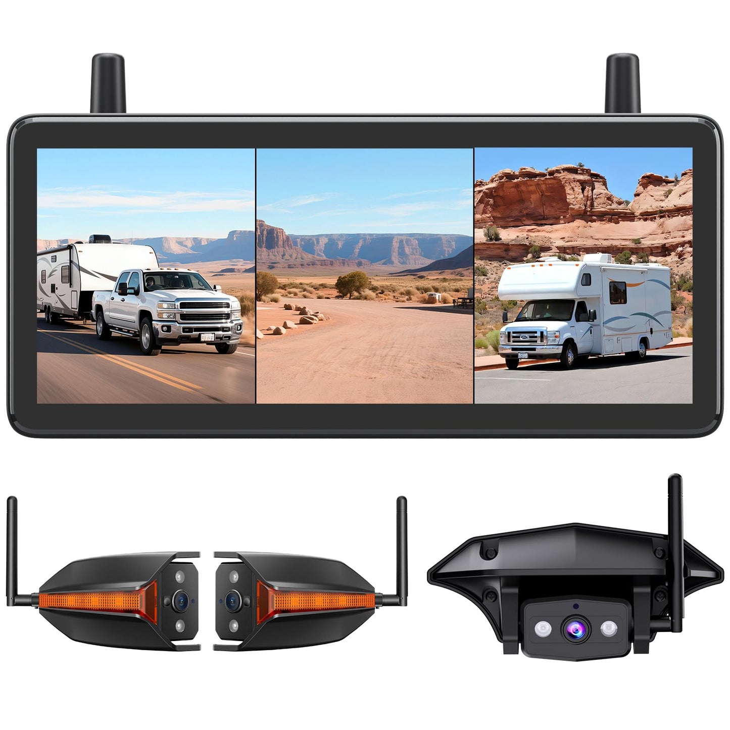 AUTO-VOX Wireless Electronics Backup Camera System with 7.2" HD 1080P DEMO