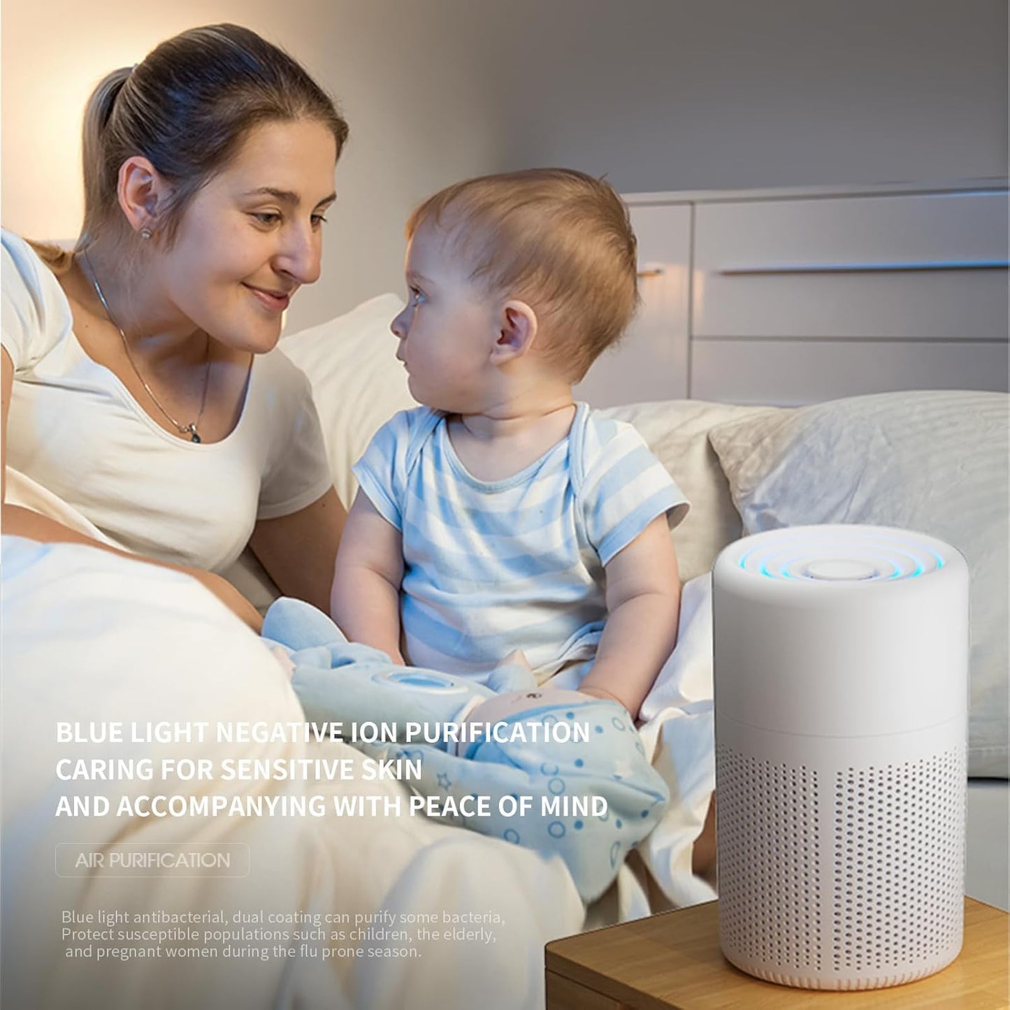 Ventika Portable Air Purifiers Air Purifier with H13 HEPA Filter for DEMO