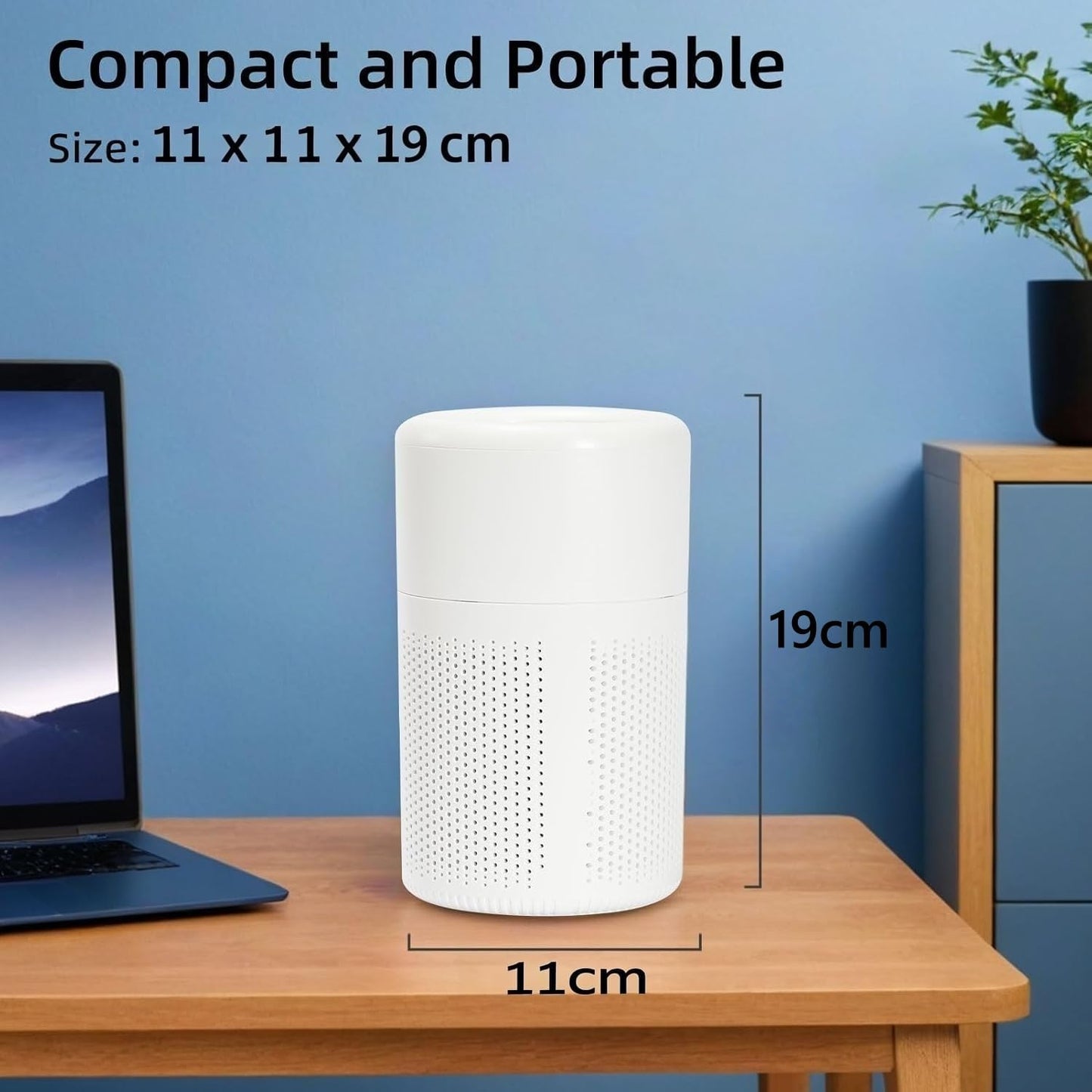 Ventika Portable Air Purifiers Air Purifier with H13 HEPA Filter for DEMO