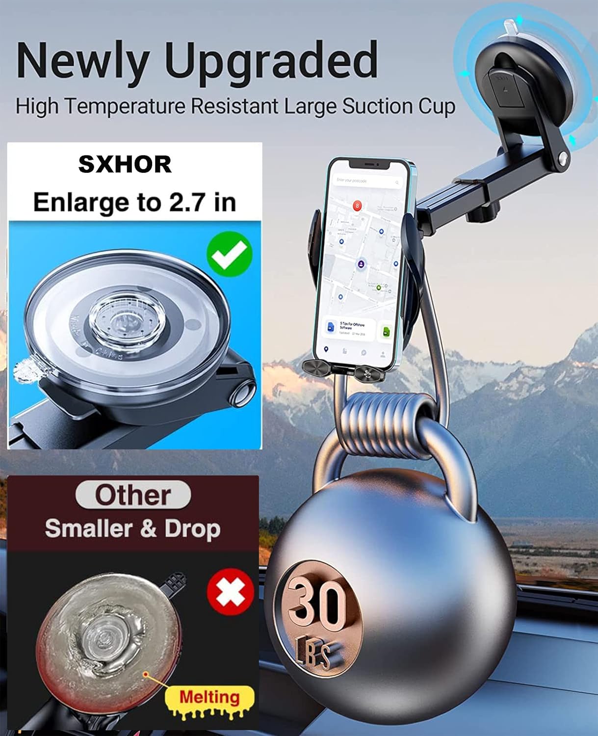 lineno 15W Automobile Chargers Qi Wireless Car Charger with Auto-Clamping DEMO