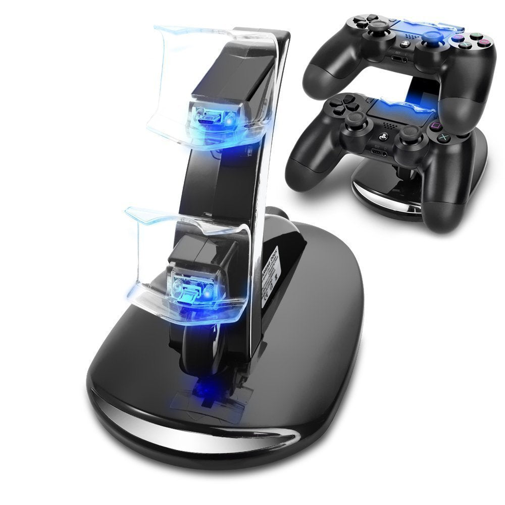 Megadream Dual Accessories USB Charging Dock Station for Sony Dualshock 4 DEMO