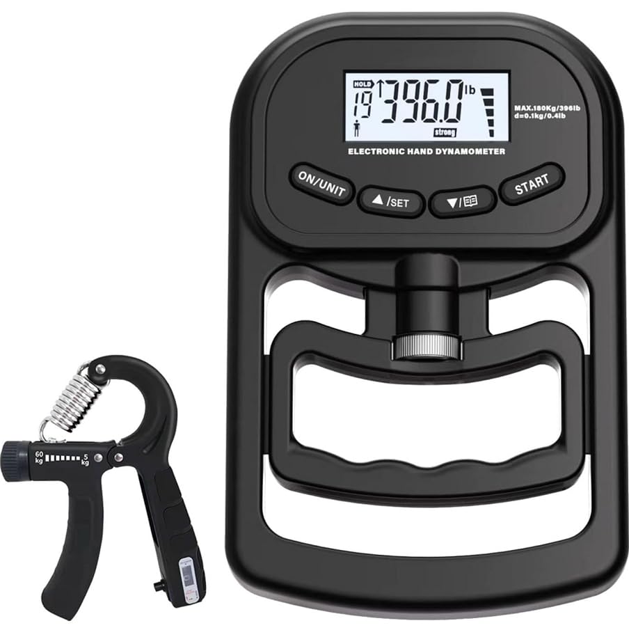 WININMETA Rechargeable Electronic Hand Dynamometer Grip Strength Trainer DEMO