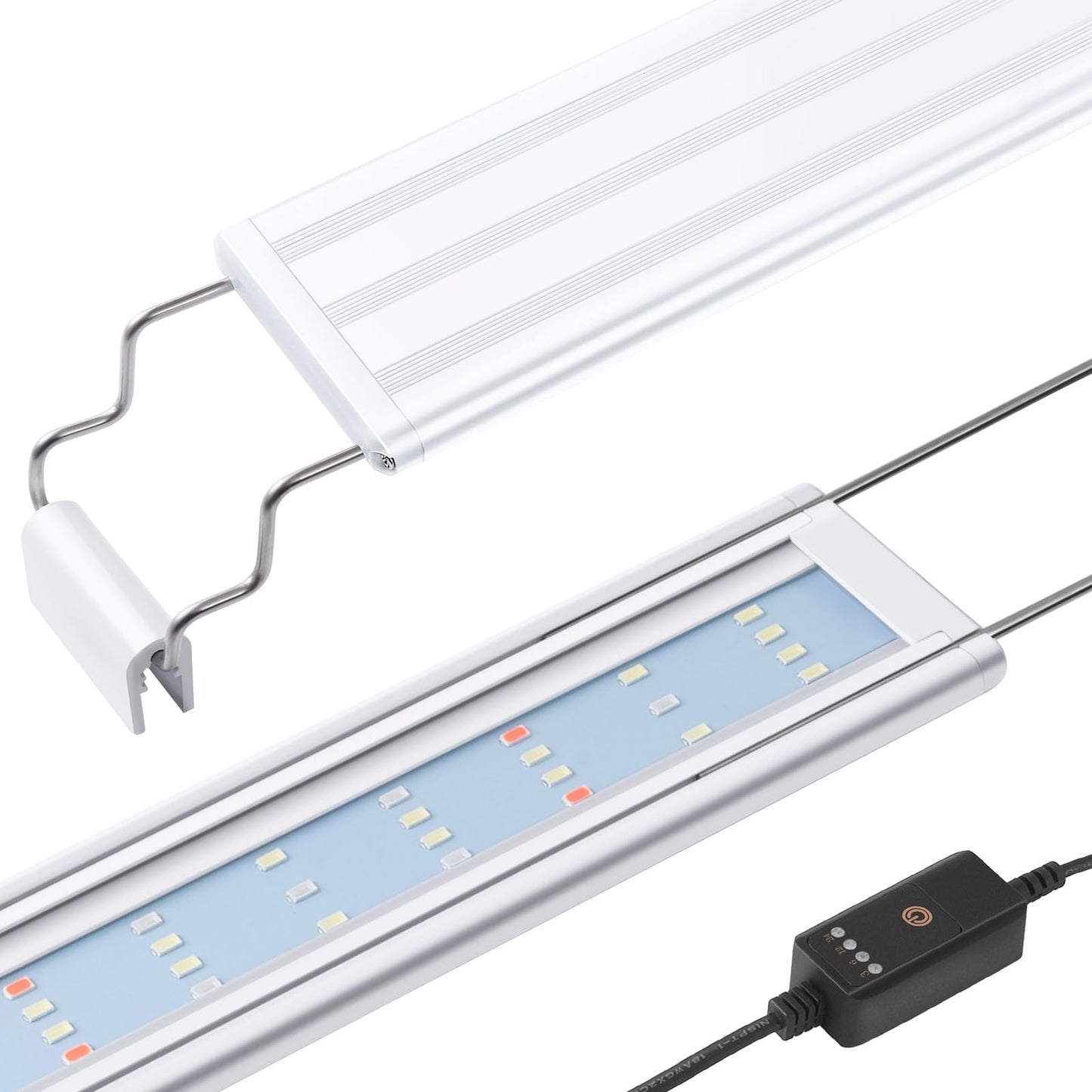 PYPABL Full Spectrum LED Aquarium Plant Lights for 40-60cm Tanks, Bright NEW
