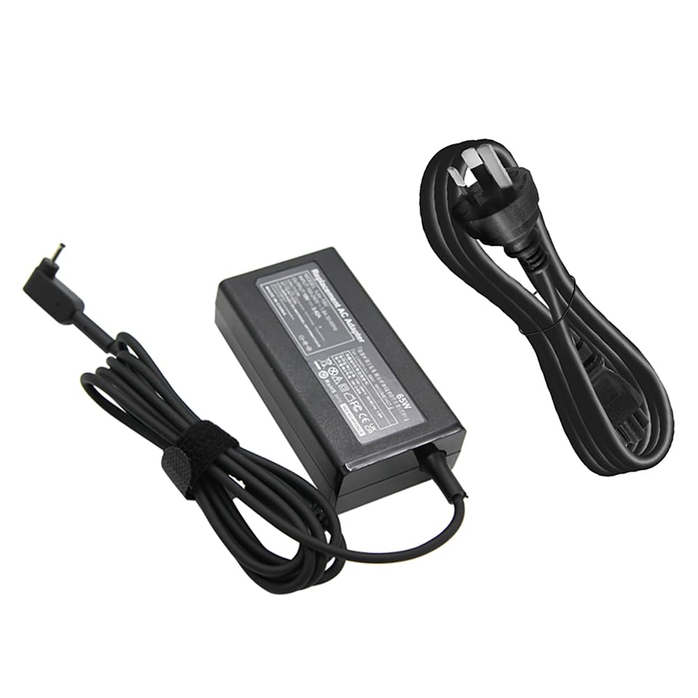 LZUMWS 65W Laptop Charger Adapter for Acer Aspire S7 391 V3-371 Swi Black DEMO