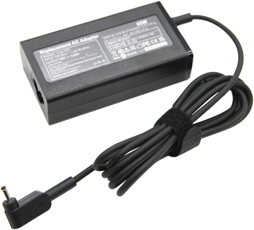 LZUMWS 65W Laptop Charger Adapter for Acer Aspire S7 391 V3-371 Swi Black DEMO