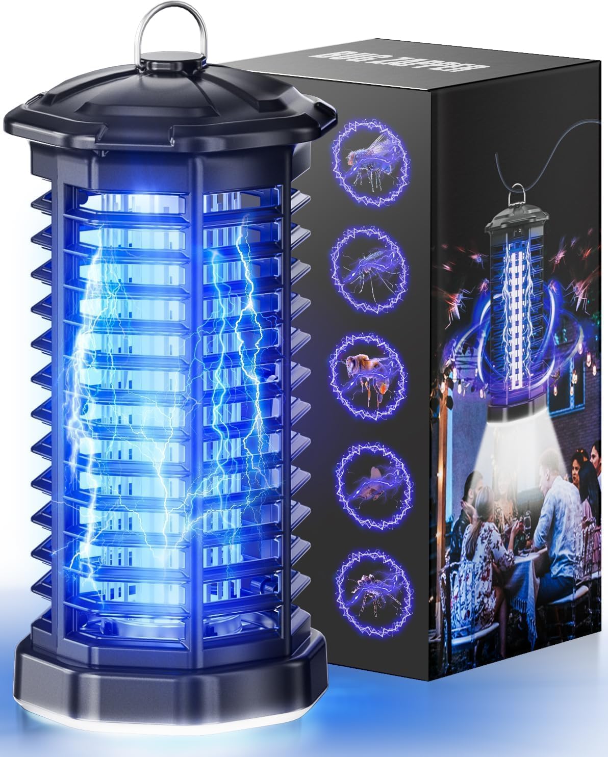 mosiller Electric Traps Mosquito Zapper Fly Trap Outdoor Pest Control Bug NEW