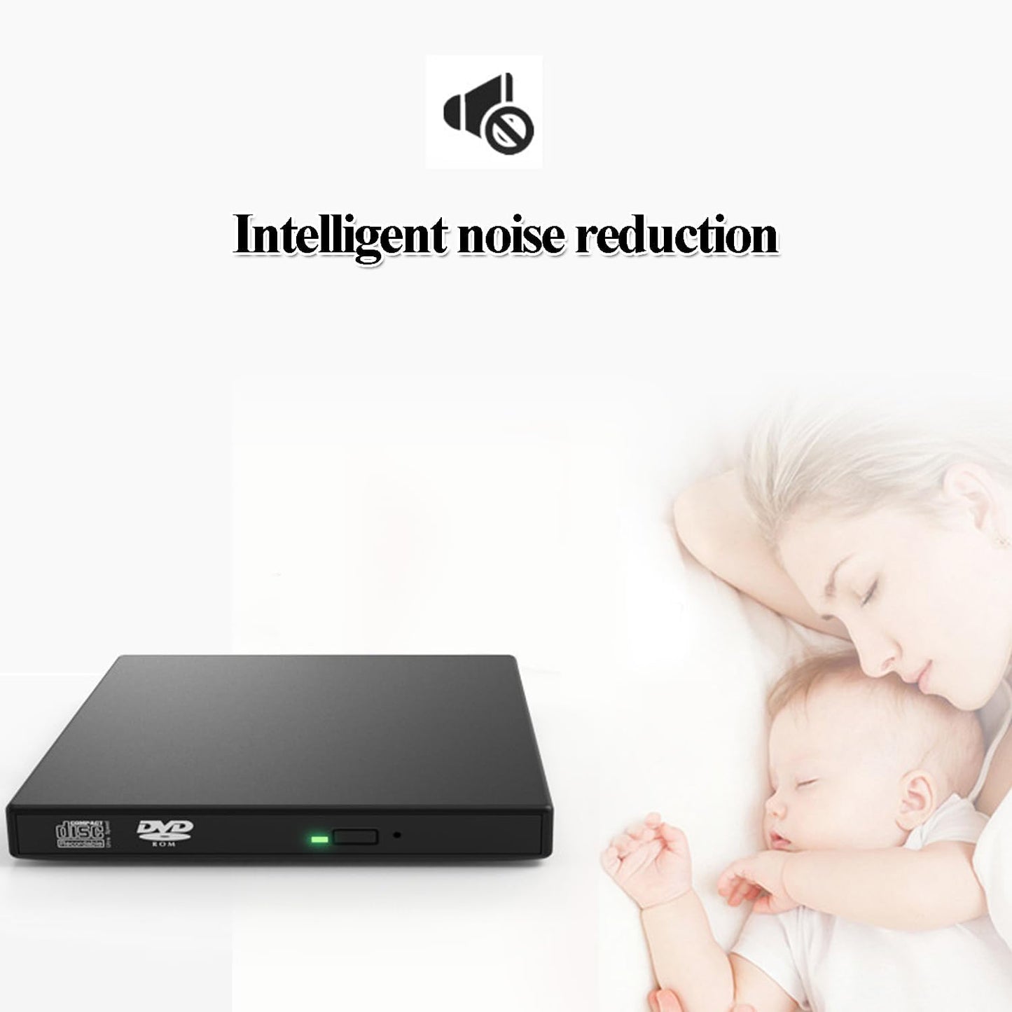 Yotsuba External Accessories USB CD/DVD Drive Portable Burner Reader DEMO