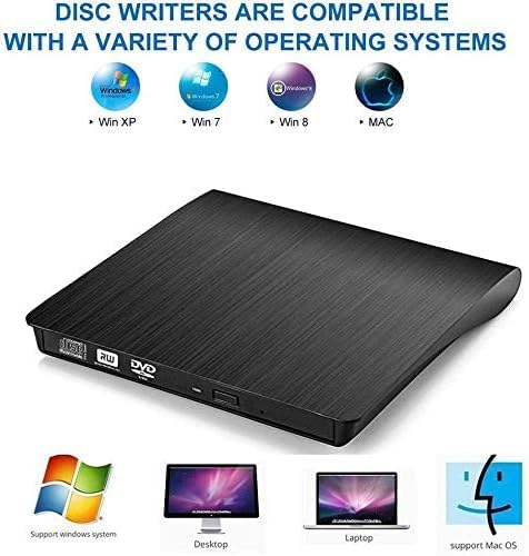 CLERIVI Portable DVD Players USB 3.0 External DVD Burner Player for Laptop DEMO
