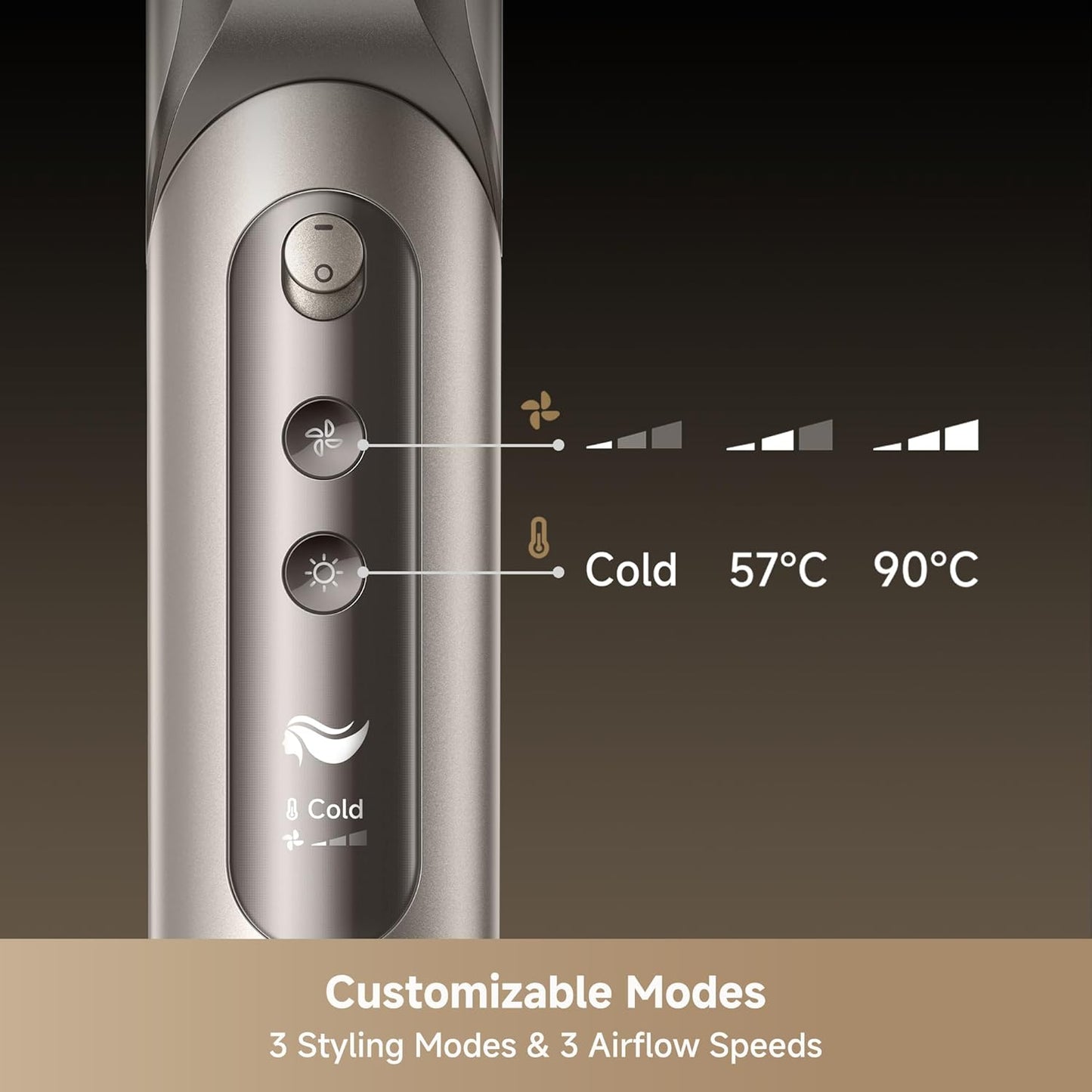 DREAME Intelligent Nozzle Recognition Hair Dryer with Smart Screen Dazzle NEW