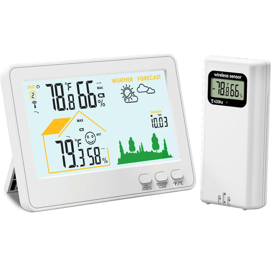 Timloon Wireless Weather Station Thermometer Hygrometer Outdoor Indoor DEMO