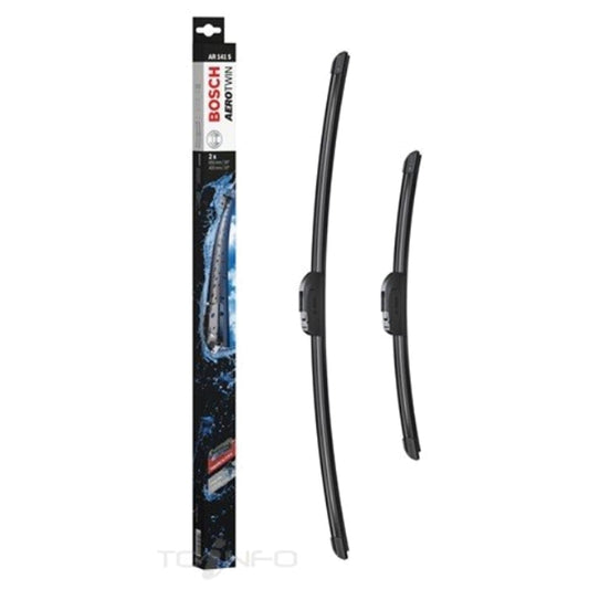 Bosch Black Flat Bar Wiper Blade Set for Right-Hand Vehicles - Replacement DEMO