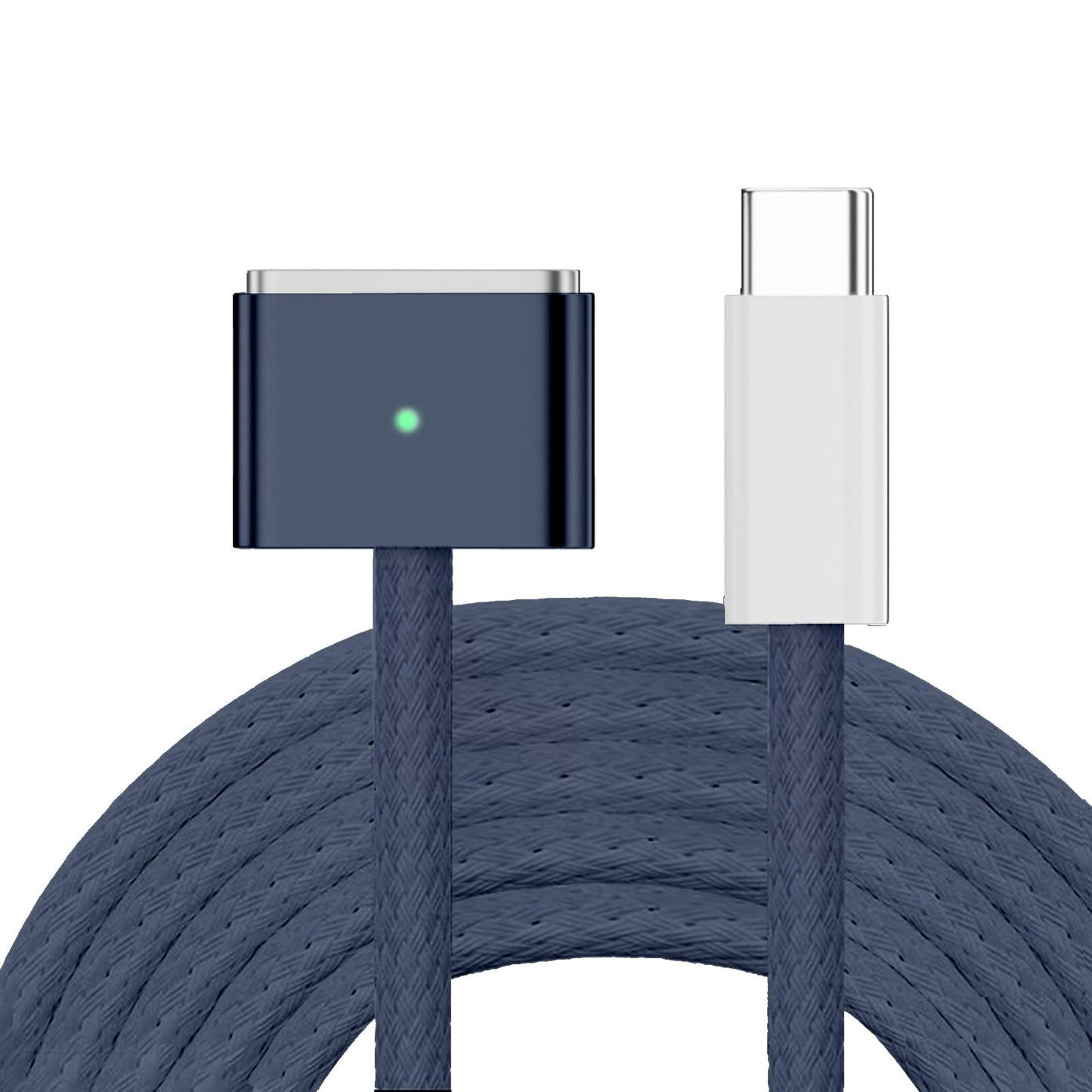 UOEPOWA 140W USB Cables USB-C Magnetic Charging Cable for Laptops - Blue, DEMO
