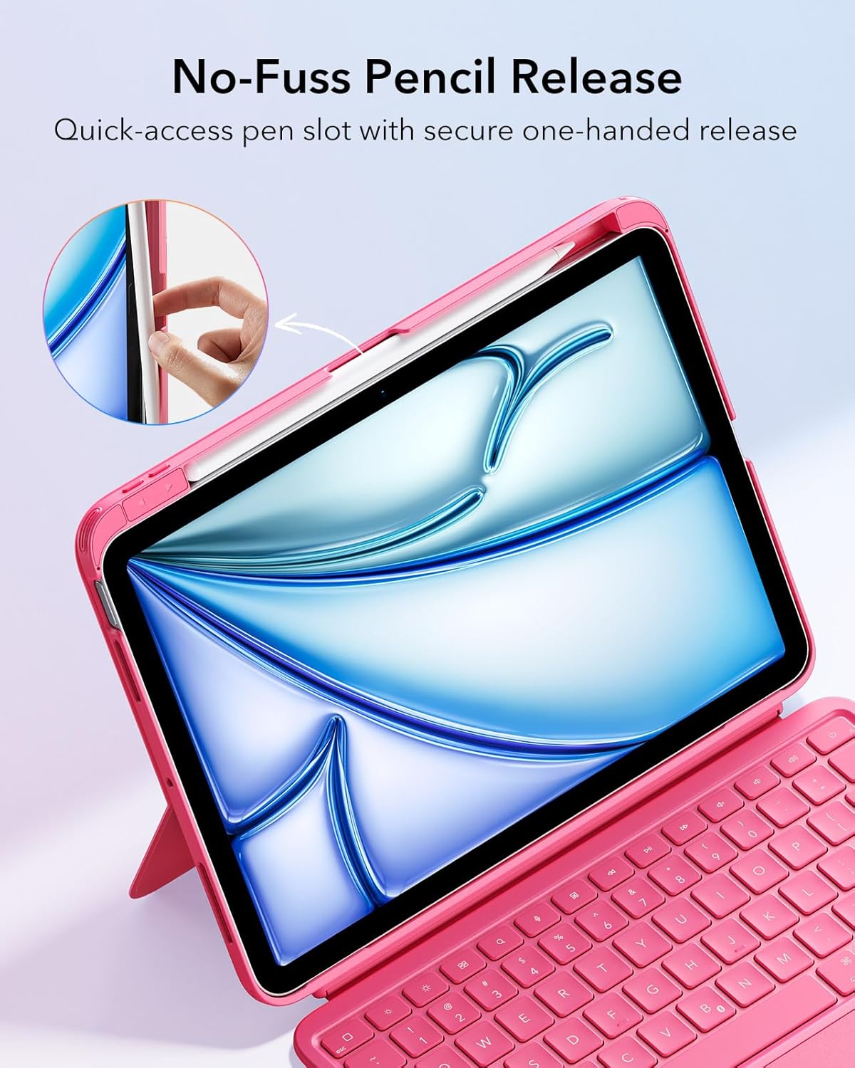 ESR Lightweight Magnetic Detachable Keyboard Case for iPad 11th/10th Gen NEW