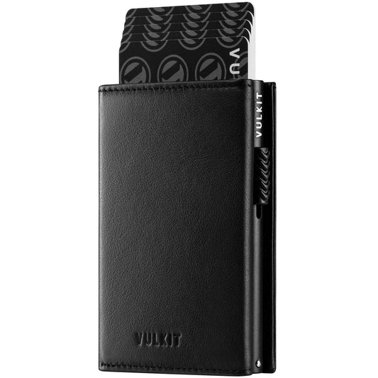 VULKIT Leather Wallets Wallet with Coin Pocket Magnetic Closure Pop-Up DEMO