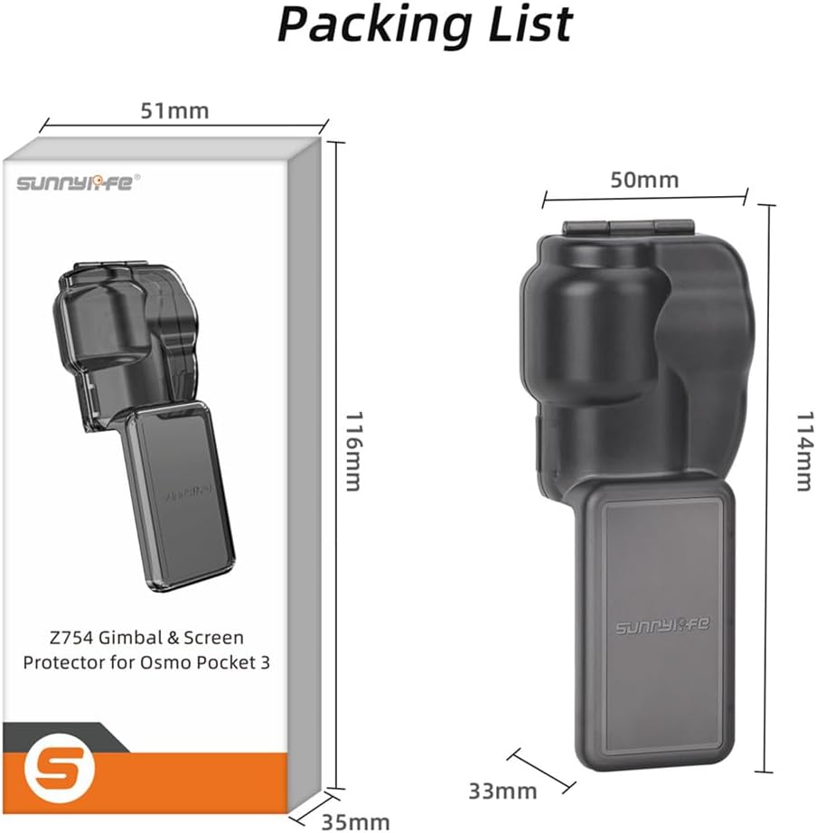 Taoke Lens Hood for DJI OSMO Pocket 3 Gimbal Camera Protector Sunshade Cover NEW
