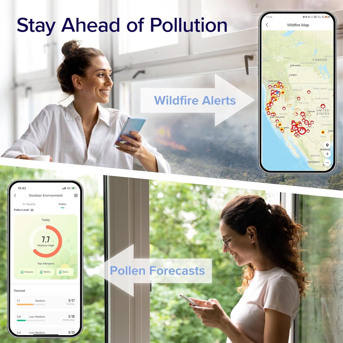 Levoit Air Air Purifiers Purifier for Home Bedroom 180m² CADR 433m³/h Alexa NEW