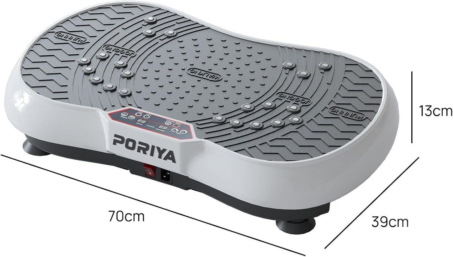 PORIYA Vibration Platform Machine 150-180kg 99 Speed Levels Remote Control DEMO