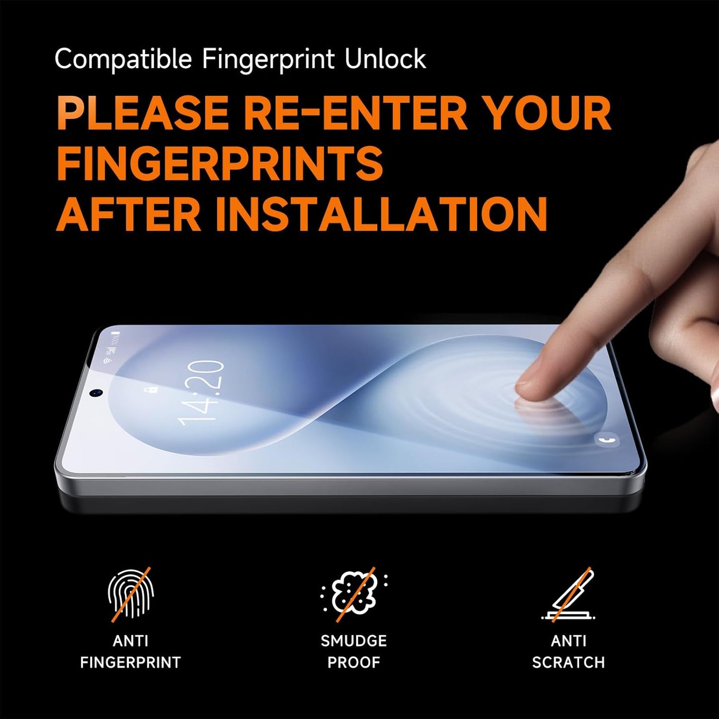 MAGIC JOHN Tempered Glass Screen Protector for Samsung Galaxy S26 Ultra NEW